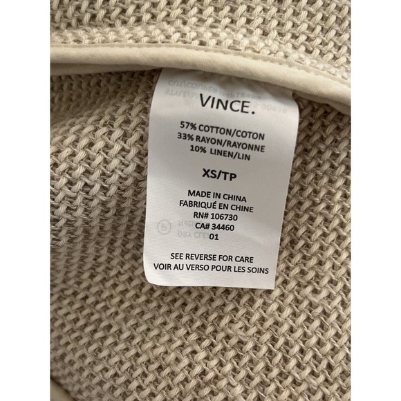 VINCE Open Front Tweed Jacket - Picture 6 of 8
